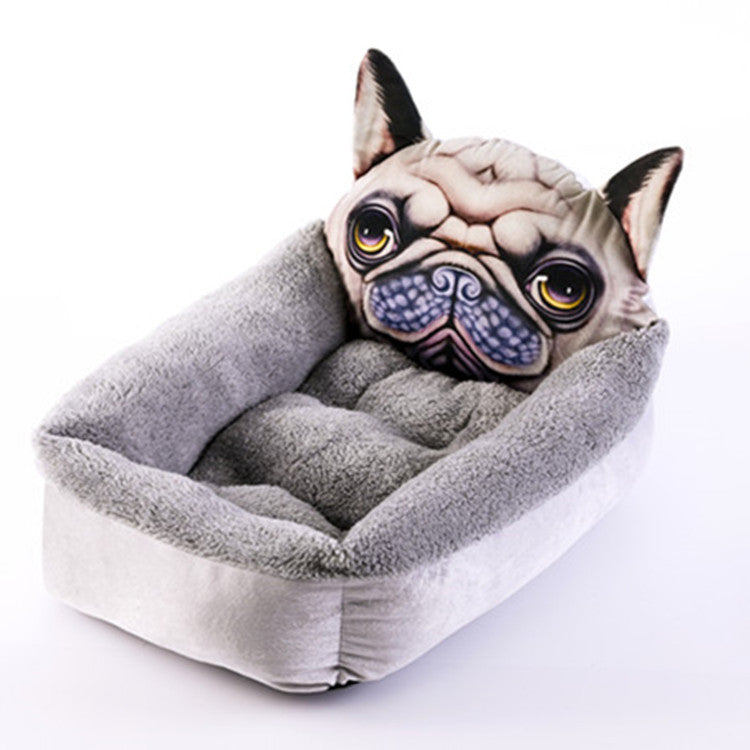 3D Cartoon Shape pet bed