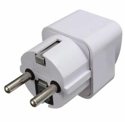 Portable UK US AU To EU European 2 Pin Power Socket