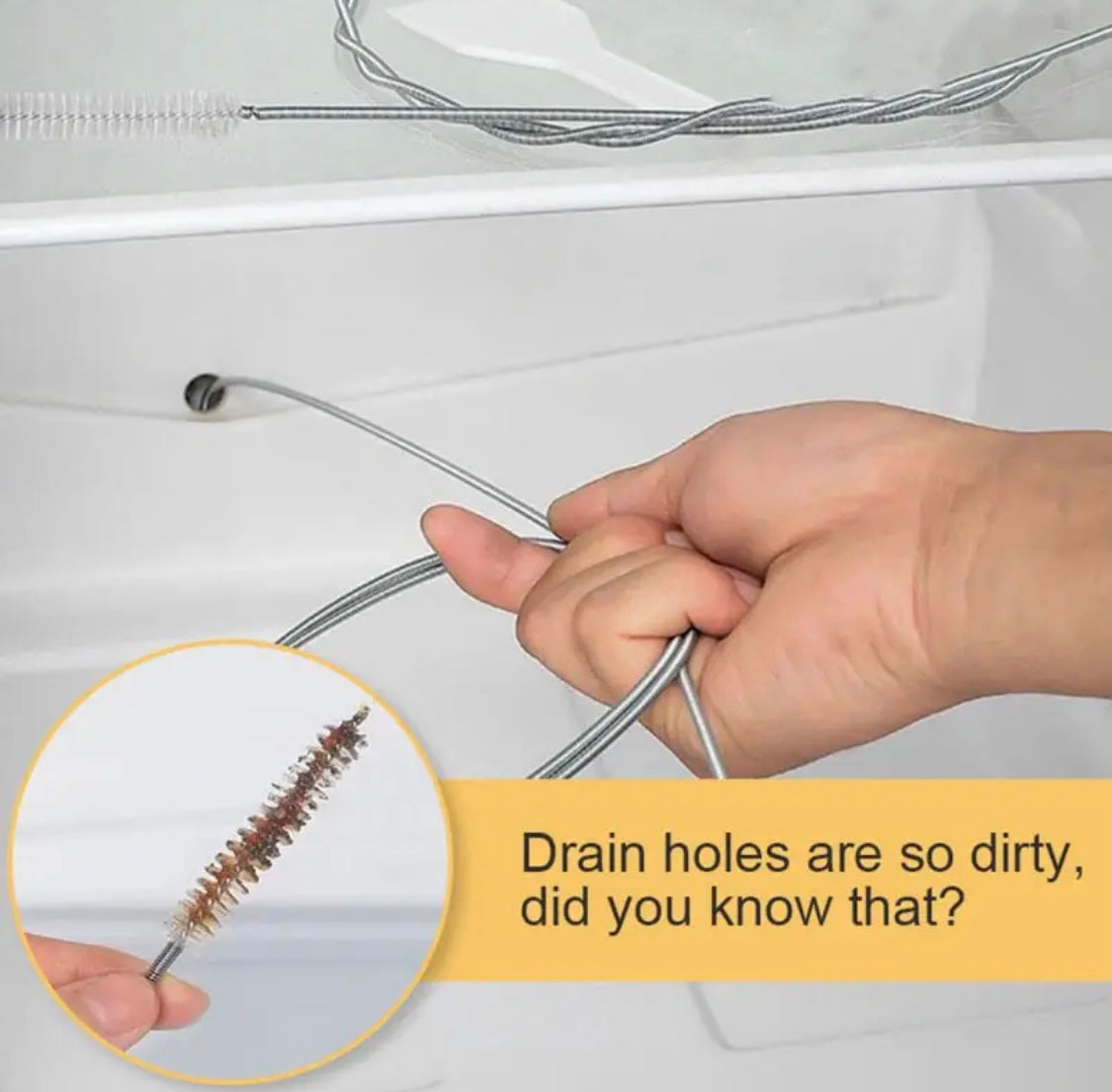 5pcs/set, Refrigerator Drain Hole Clog Remover