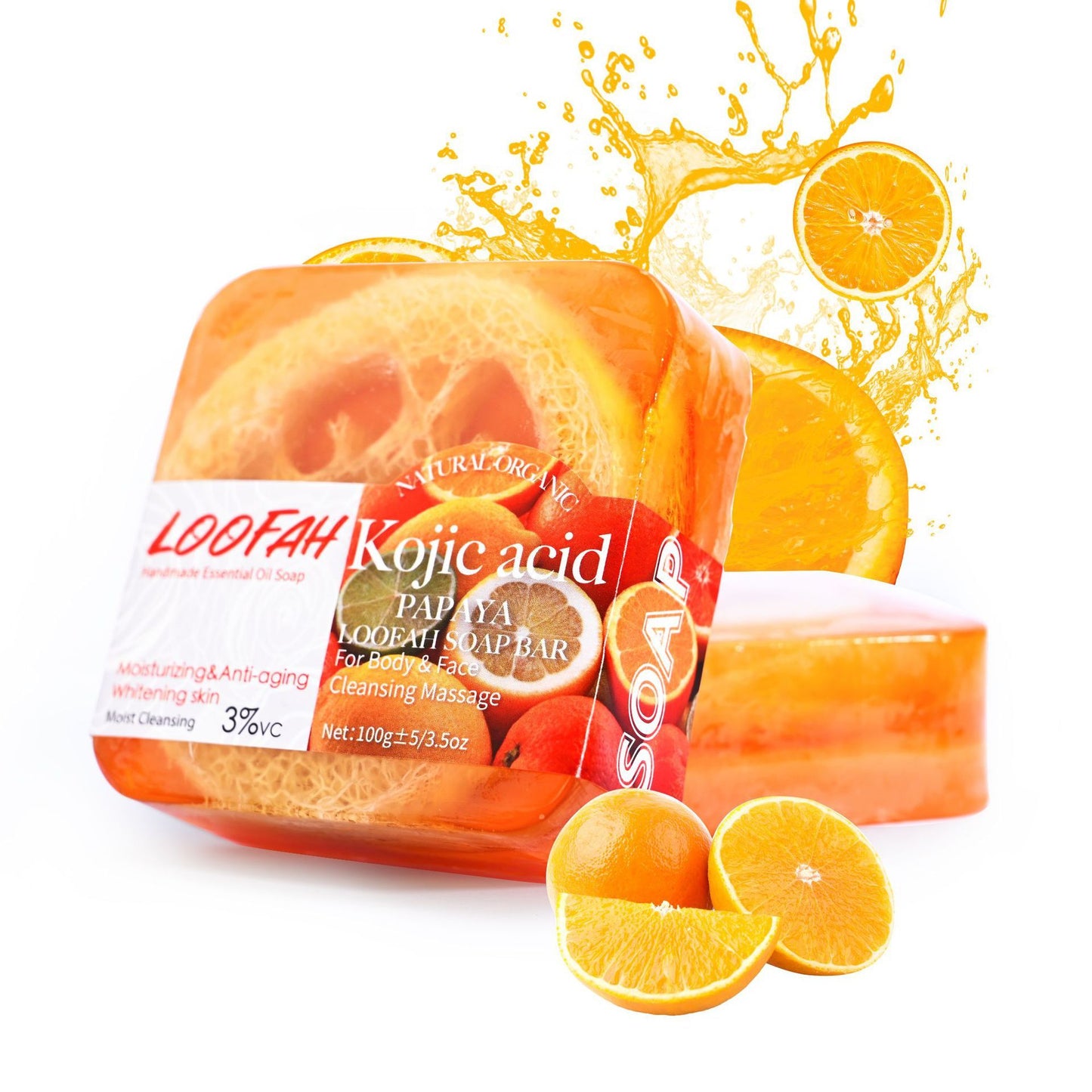 Transparent Handmade Plant Essential Oil Soap