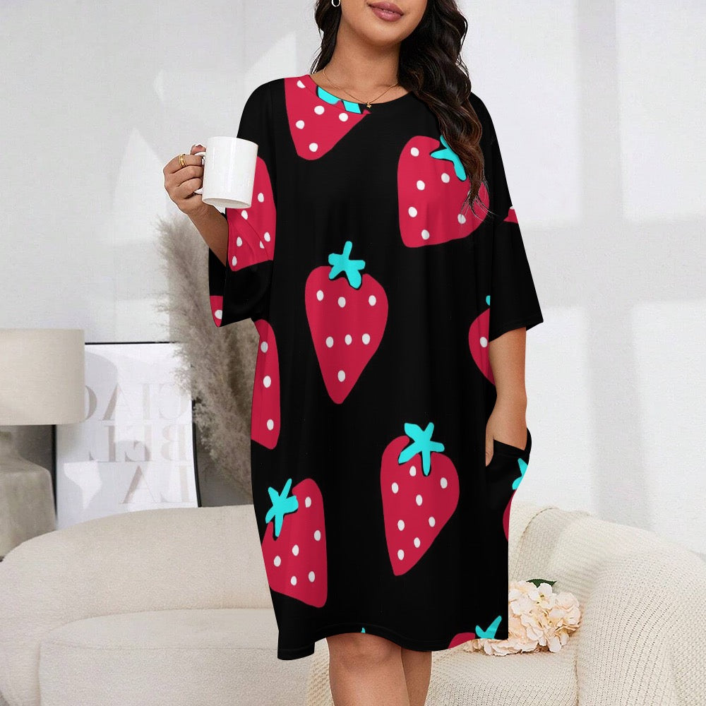 Women's one-size long T-shirt/pajama top