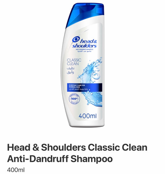 Head & Shoulders Shampoo 400 ml