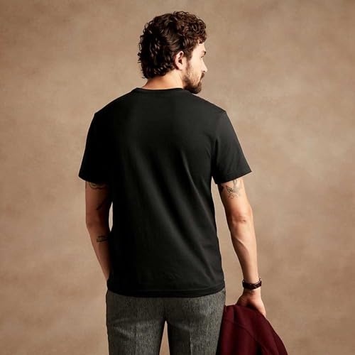 Polo Republica Men's Pack Of 5 Basic Regular fit Short Sleeve T-Shirt, Casual Combed Cotton Tee Shirts