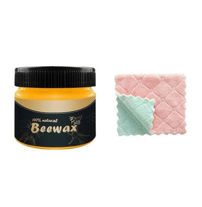 1 pcs Wood Seasoning Beewax Wood Care Wax Solid Wood Maintenance Cleaning Polished Waterproof Wear-Resistant Wax Furniture