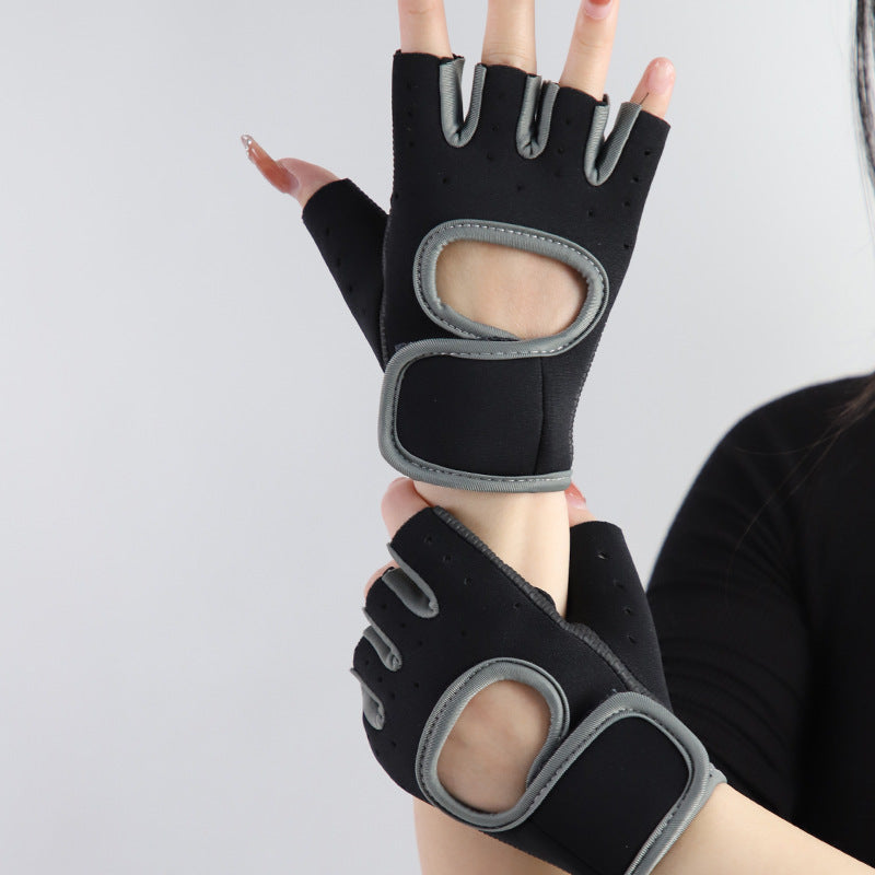 Men's And Women's Sports Cycling Fitness Half Finger Gloves Rock Climbing Mountaineering Racing Shooting Outdoor Fitness Gloves