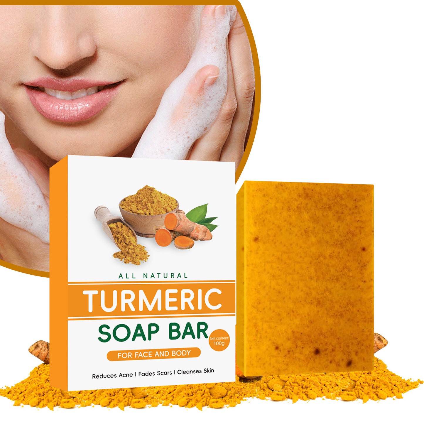 Turmeric Soap Lemon Soap Kojic Acid Soap Ginger Handmade Cold Process