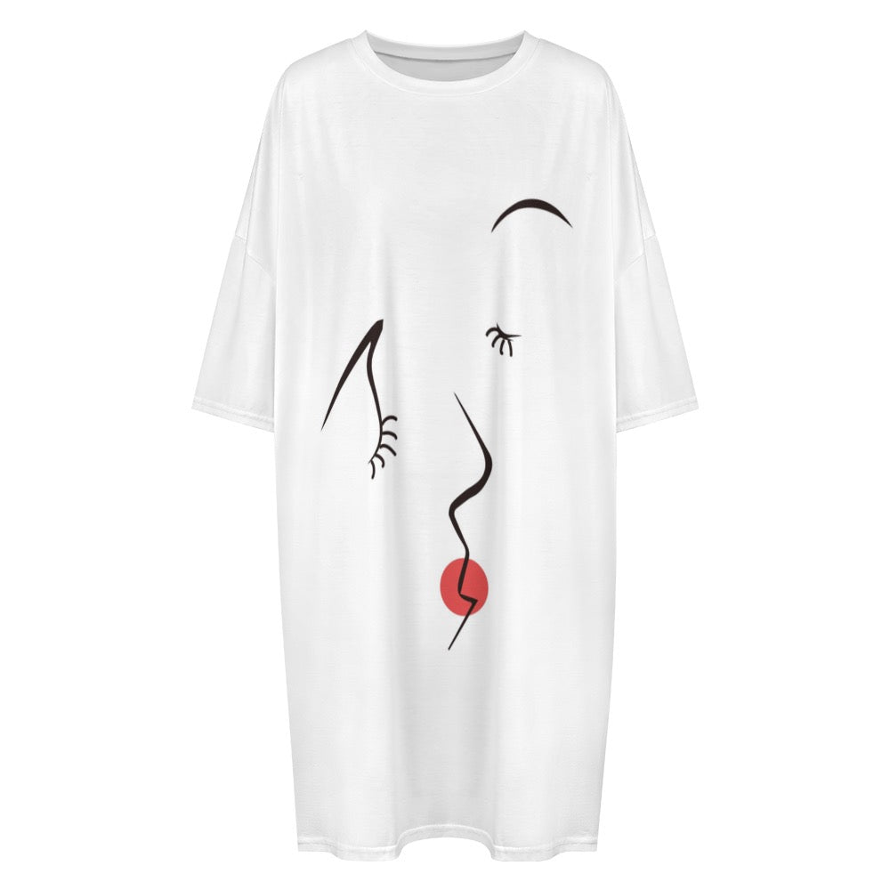 Women's one-size long T-shirt/pajama top