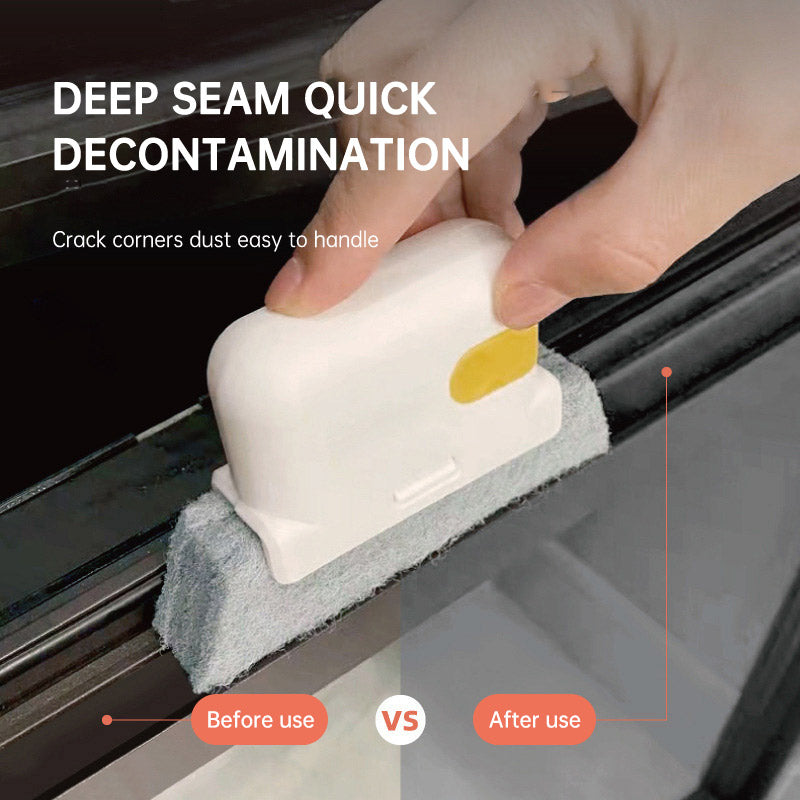 Two In One Detachable Window Slot Cleaning Brush, Door and Window Groove Brush, Glass Window Slot, Window Sill Gap Brush