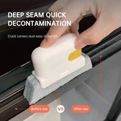 Two In One Detachable Window Slot Cleaning Brush, Door and Window Groove Brush, Glass Window Slot, Window Sill Gap Brush