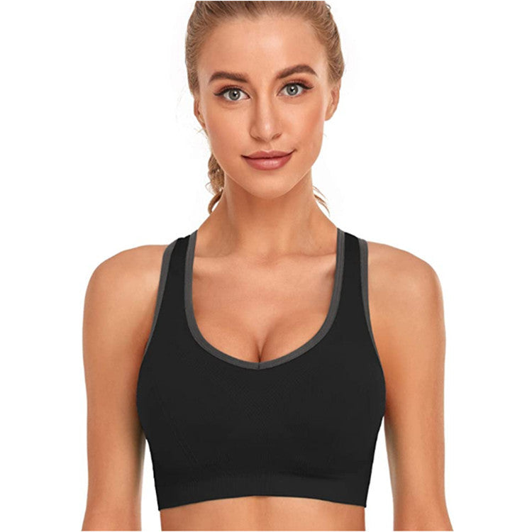 Beautiful Back Sports Underwear Women's Quick Drying Yoga Underwear Shock Absorption Sports Vest High Intensity Sports Bra
