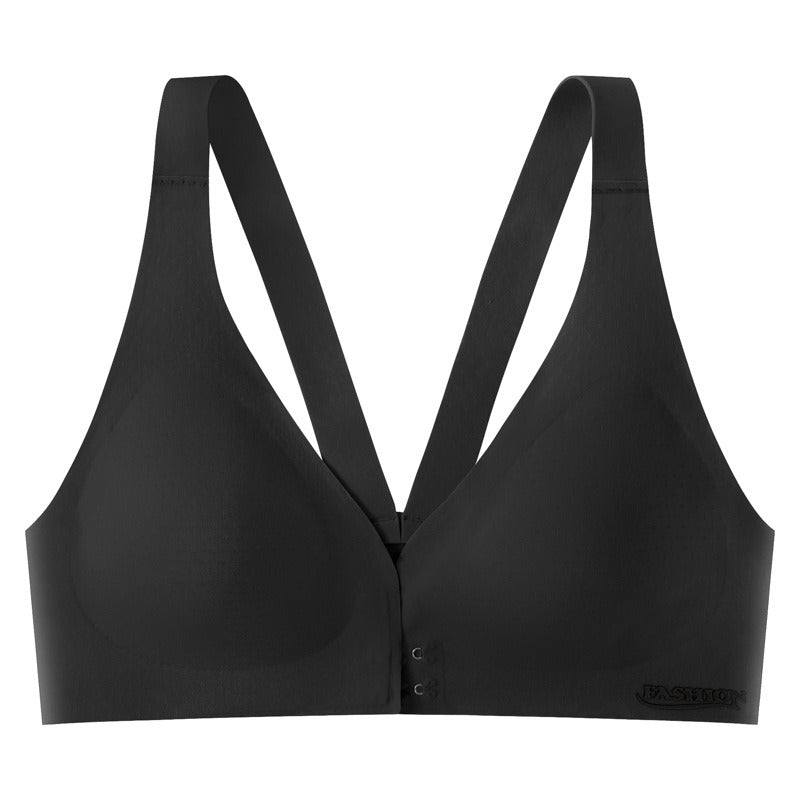 Front Breasted Adjustable Gathered Back for Comfortable Movement, No Marks, No Steel Rings, Ultra Thin Underwear Bra