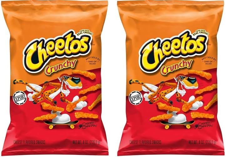 Cheetos Crunchy Original Chips 8 OZ (227g) - Export