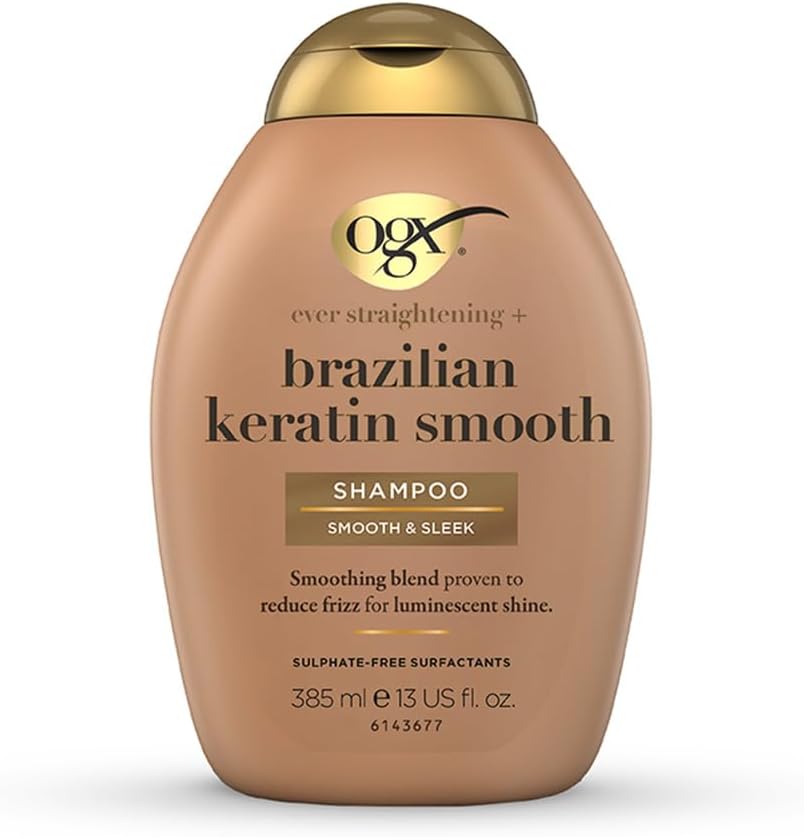 OGX Ever Straightening+ Brazilian Keratin Therapy Shampoo (385ml)