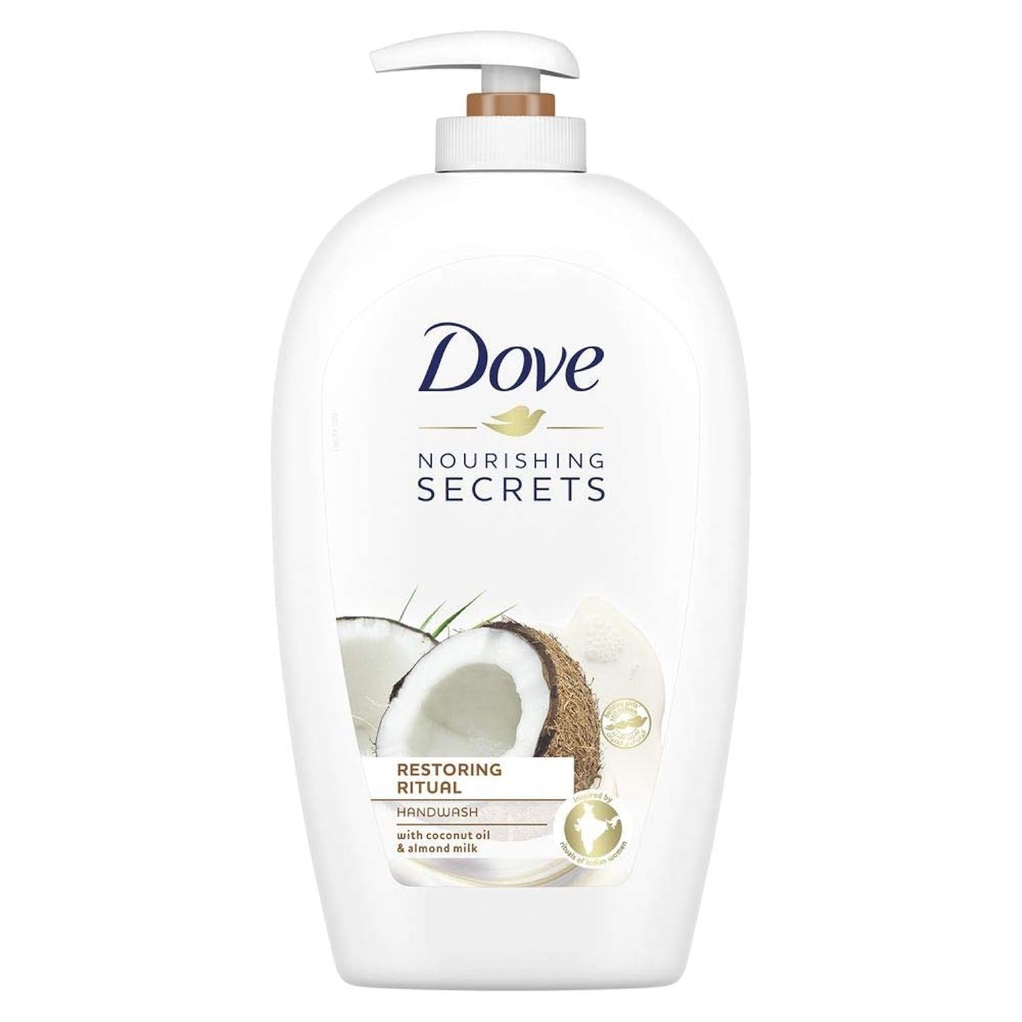 DOVE Care & Protect Moisturising Hand Wash, 100% sensitive skin friendly, Original, with ¼ moisturising cream, 500ml