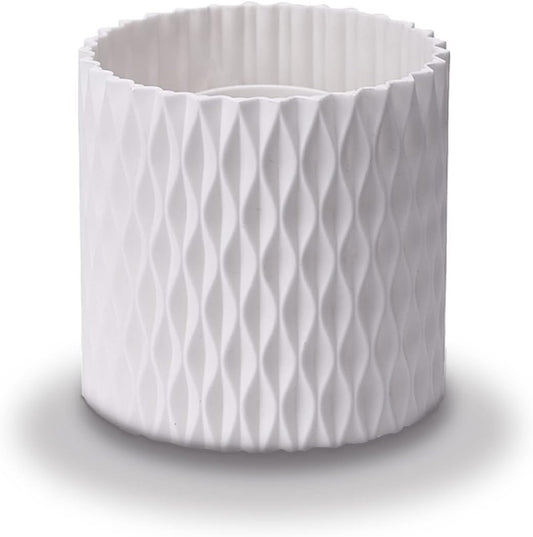 Rotatable Makeup Brush Organiser Cup Makeup Container Storage White