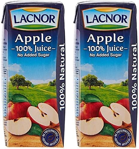 Lacnor Essentials Apple Juice - 180 ML X 8