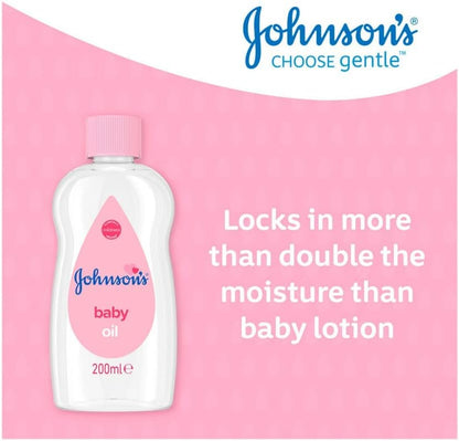 Johnson's Baby Oil, 200ml