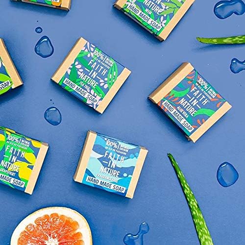 Faith in Nature | 100 g | Hemp Handmade Soap | 100% Natural Origin | No SLS or Parabens | Vegan & Cruelty-Free Skincare