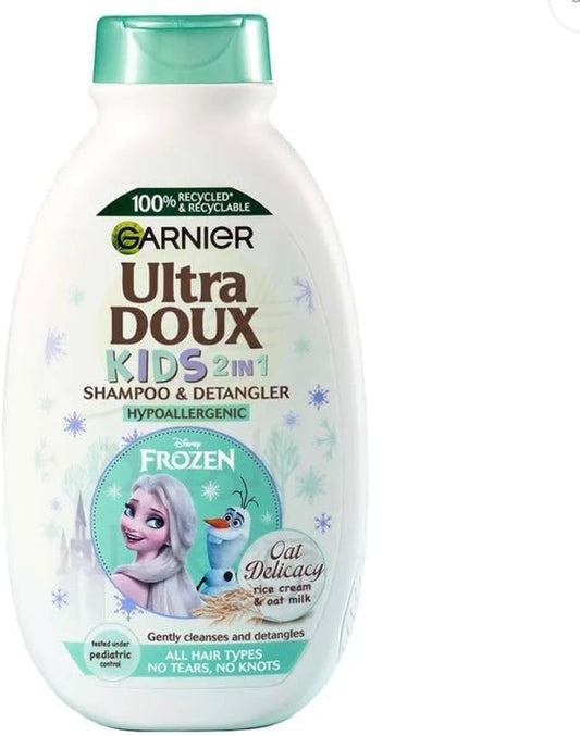 Garnier Ultra Doux Kids 2 in 1 Oats Delicacy Shampoo & Detangler Frozen, 400.0 milliliters, 1.0 count, 1
