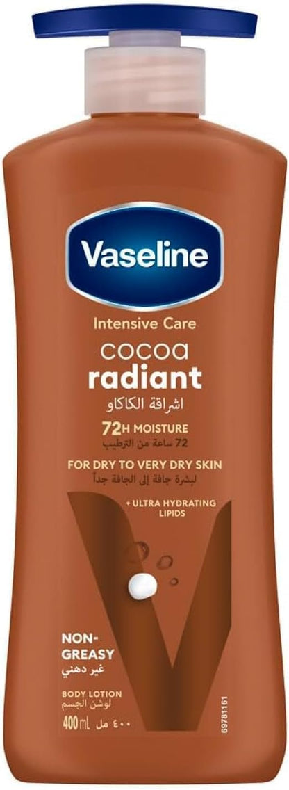 Vaseline Body Lotion Cocoa Radiant with Cocoa Butter 400ml