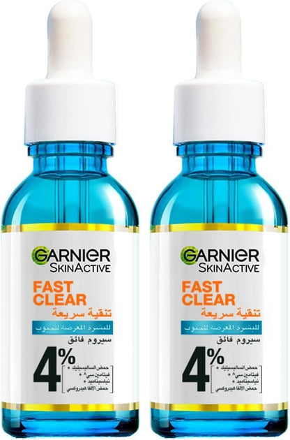 Garnier Skinactive Fast Clear Booster Face Serum, With Salicylic Acid, 30ml