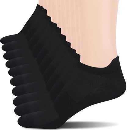 10 Pairs Ankle Socks for Women and Men, Thin Soft Athletic Low Cut Socks With Tab