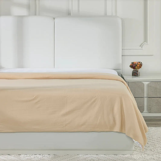 BV Fleece Blanket, Sand – 200x220 cm