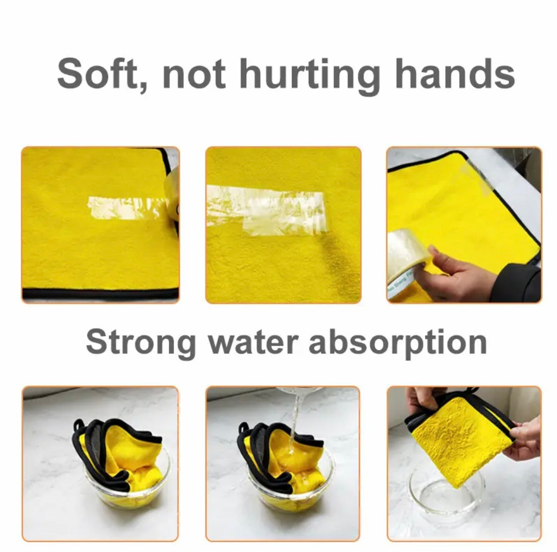 10pcs Extra Soft Car Wash Microfiber Towel Car Cleaning And drying 30*30cm (11.8*11.8 Inch)