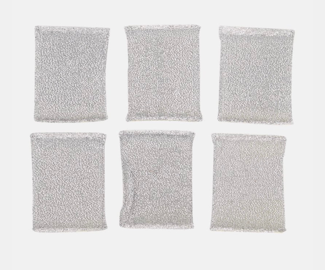 Durable sponges silverx6