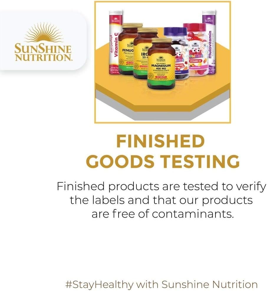 Sunshine Nutrition Cool Gummies With Vitamin C For Kids, 60 Gummies | 100% All Natural Flavor | Gluten Free