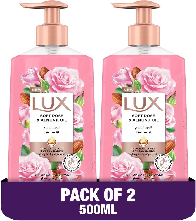 LUX Perfumed Liquid Hand Wash 500ml x2