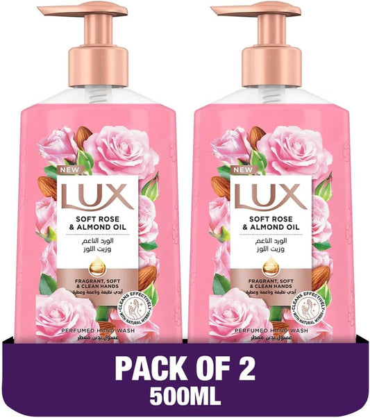 LUX Perfumed Liquid Hand Wash 500ml x2