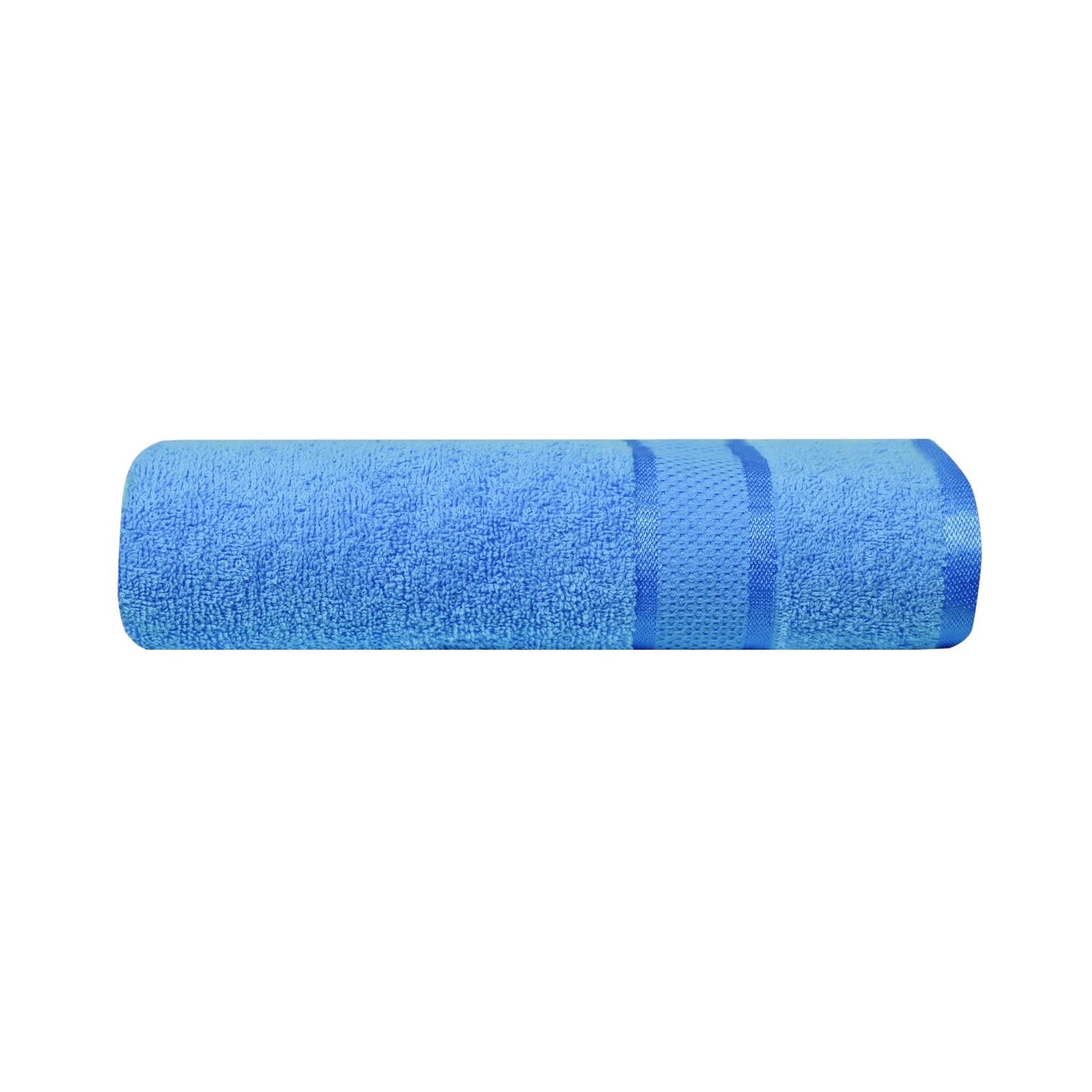 Soft-Swril Premium Sky-Blue Bath Towel 500 GSM 100% Cotton 27x54 Inches Pack of 1,Ultra Super Soft Quick Dry Highly Absorbent - Soft Hotel Quality for Bath and Spa