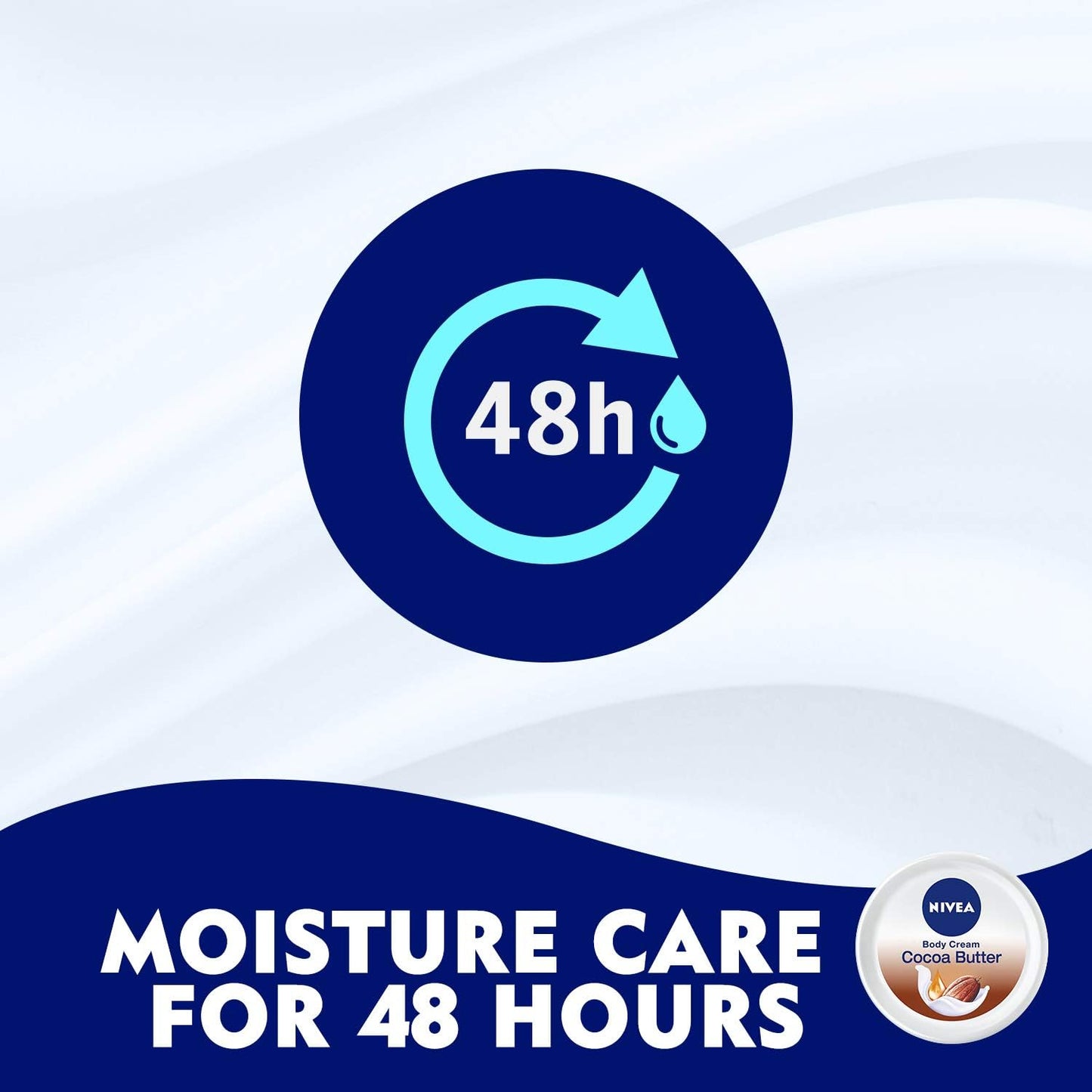 NIVEA Body Lotion for Dry Skin, Cocoa Butter, 5in1 Complete Care, 48H Deep Moisture, 2x400ml, Pack of 2