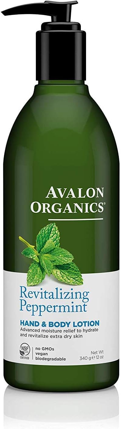 Avalon Organics Mint Thyme TherapEUtic Lotion, 12 Oz