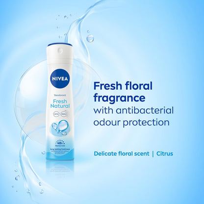 Nivea Deodorant, Fresh Natural, Women, 150 ml