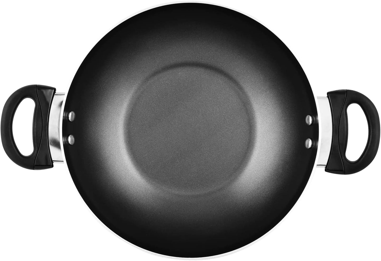 Prestige Classique 3X Ultra Tough Covered Wok Kadai, Red 12 Inch 30CM PR21500
