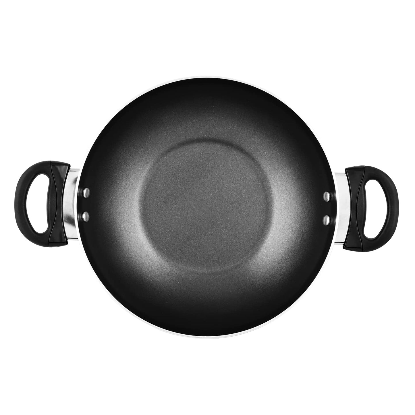 Prestige Classique 3X Ultra Tough Covered Wok Kadai, Red 12 Inch 30CM PR21500