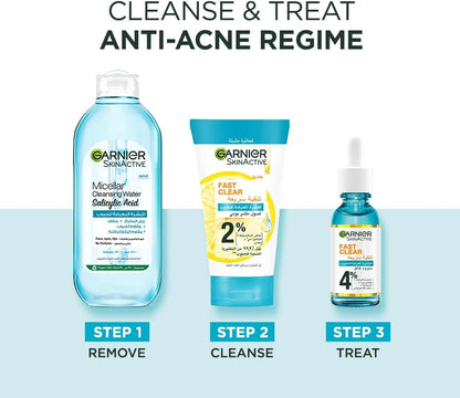 Garnier Skinactive Fast Clear Booster Face Serum, With Salicylic Acid, 30ml