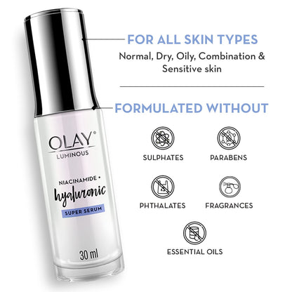 OLAY Super Serum: Luminous Serum, 30 Ml