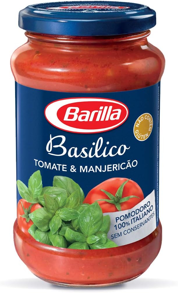 Barilla Basilico Pasta Sauce with Italian Tomato and Basil 400g