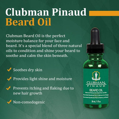 Clubman Beard Oil, 1 fl. oz.