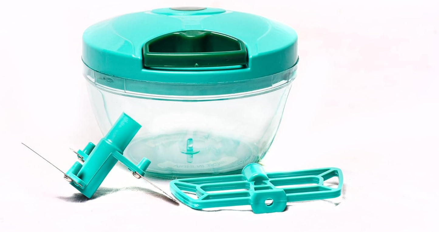 Manual Plastic Vegetable Chopper, For Fruits & Vegetables Chopping, 500-650 ml