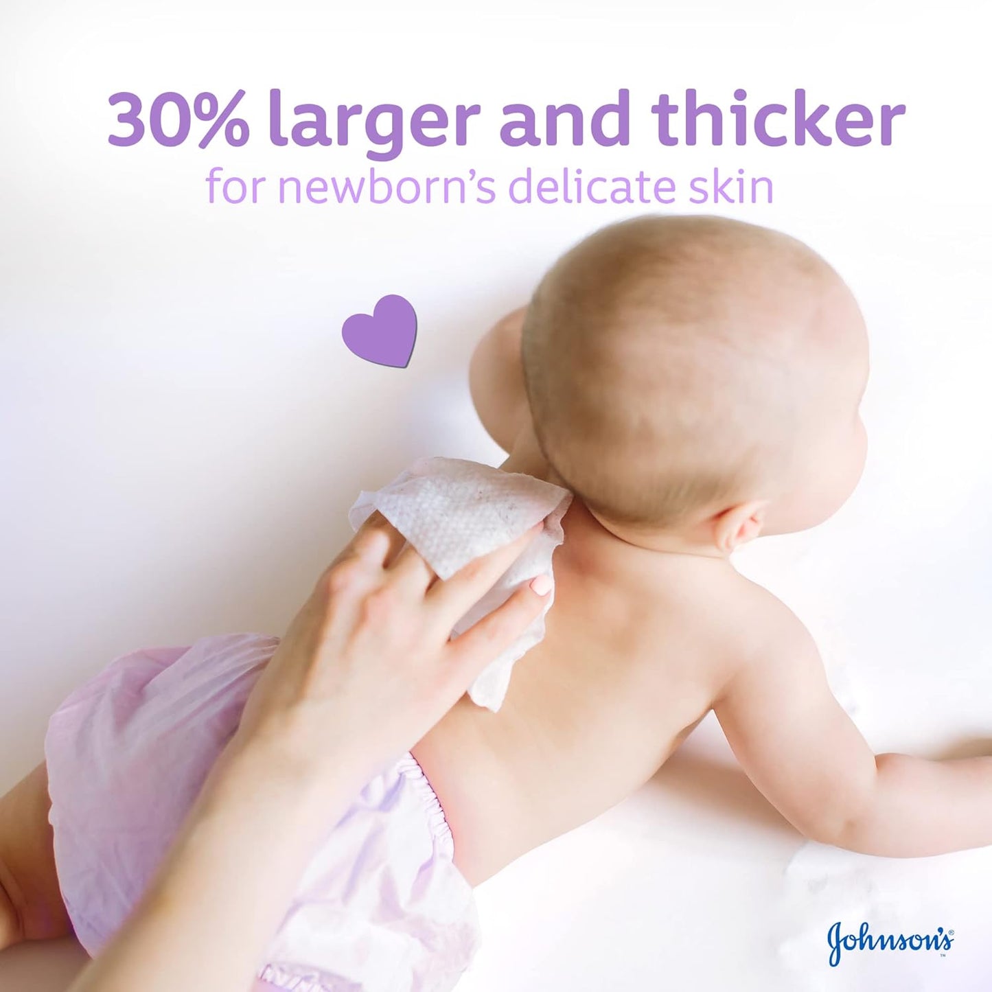 Johnson's Baby Wipes, Ultimate Clean, Pack of 48 Wipes