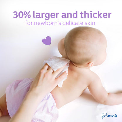 Johnson's Baby Wipes, Ultimate Clean, Pack of 48 Wipes
