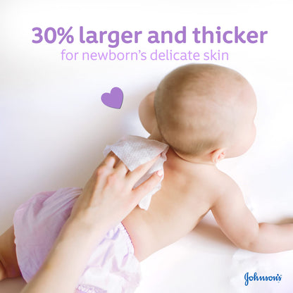 Johnson's Baby Wipes, Ultimate Clean, Pack of 48 Wipes