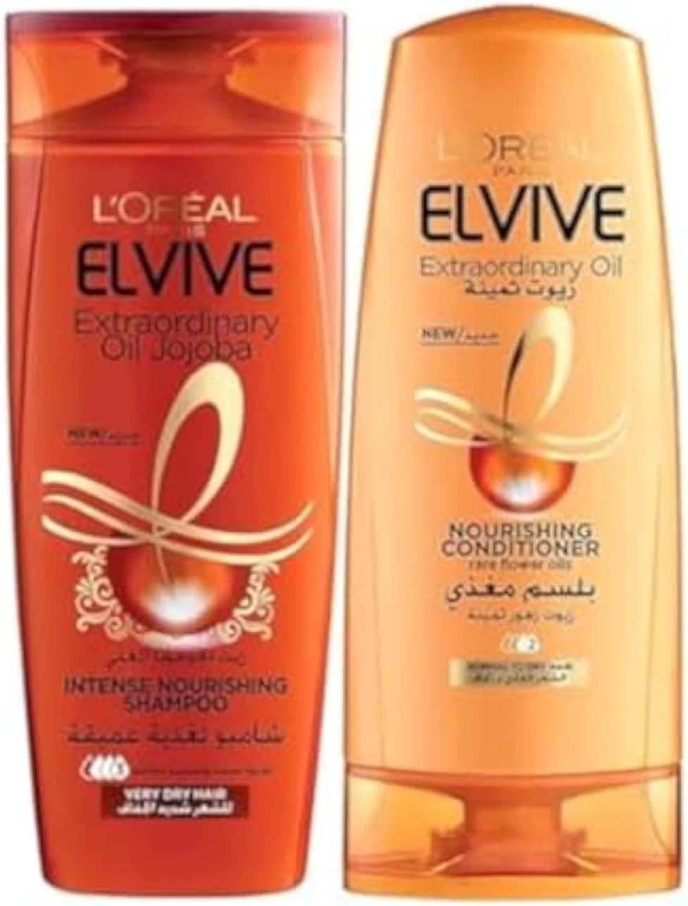 L’Oréal Paris Elvive Extraordinary Oil Shampoo 400ml + Conditioner 360 ml For Dry Hair