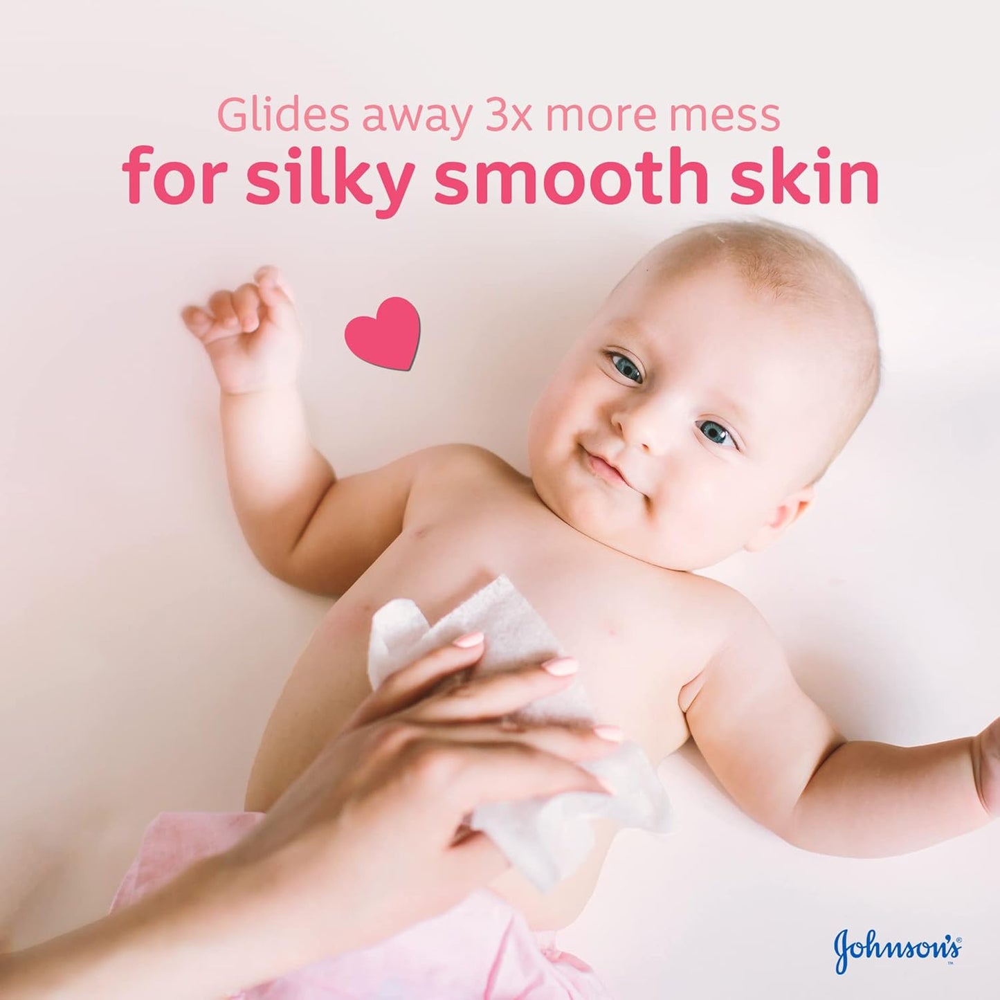 Johnson's Baby Wipes 2+1 (72) wipes