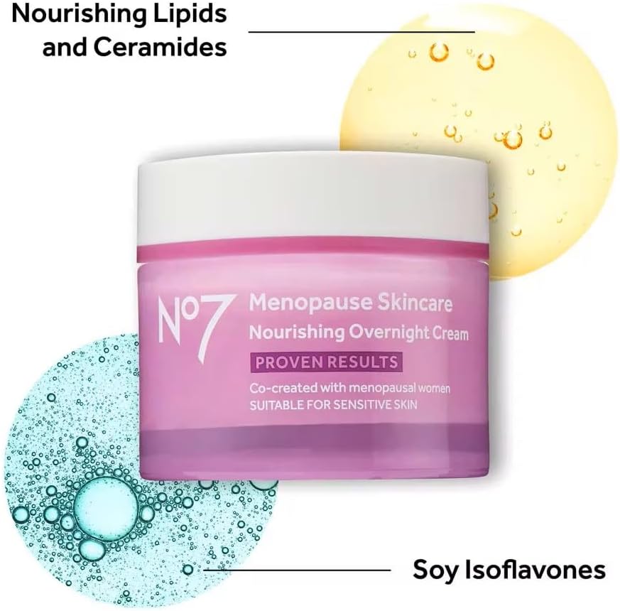 No7 Menopause Skincare Nourishing Overnight Cream 50ml (pack of 1)