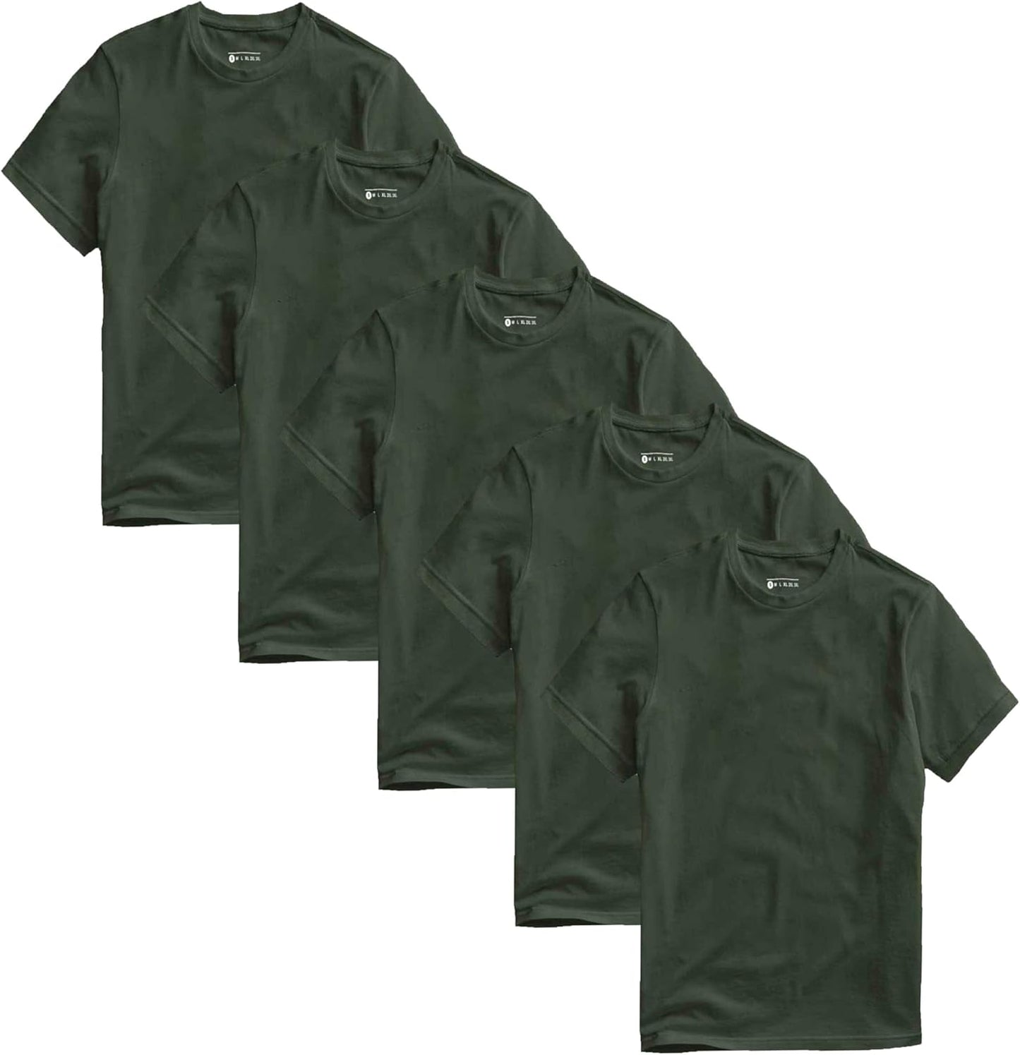 Polo Republica Men's Pack Of 5 Basic Regular fit Short Sleeve T-Shirt, Casual Combed Cotton Tee Shirts